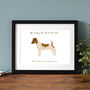 Personalised Jack Russell Print, thumbnail 1 of 2