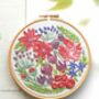 Cyclamen Hand Embroidery Design, thumbnail 1 of 6