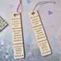 Personalised Mother's Day Bookmark, thumbnail 1 of 2