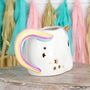 Unicorn Tail Handle Mug With Star Spoon Gift, thumbnail 5 of 6