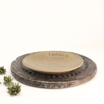 Personalised Gift. Bronze Heart Dish, 3 of 9
