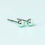 Happy Snowman Silver Plated Christmas Earring Set, thumbnail 4 of 6