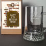 80th Birthday Tankard Glass, thumbnail 4 of 5