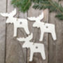 Reindeer Handmade Christmas Tree Decoration, thumbnail 3 of 4