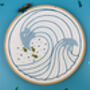 Ocean Waves Embroidery Kit, thumbnail 4 of 6