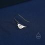 Enamel Robin Bird Drop Hook Earrings, thumbnail 6 of 11