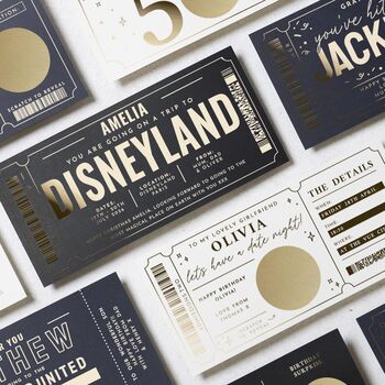 Personalised Disneyland Scratch To Reveal Gift Voucher, 9 of 9