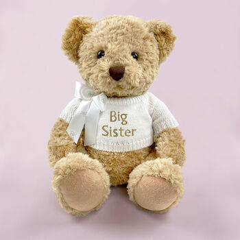 Personalised Big Brother Or Sister Teddy Bear, 5 of 7