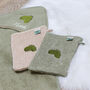Personalised Trixie Aura Dino Two Pack Washcloths, thumbnail 1 of 4