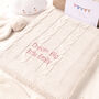 New Baby Pale Grey And Cream Knitted Blanket And Outfit, thumbnail 5 of 12