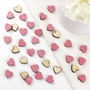 Pink Dahlia Scatter Hearts For Weddings And Parties, thumbnail 1 of 3