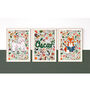 Woodland Animal Name Print Set, thumbnail 3 of 12