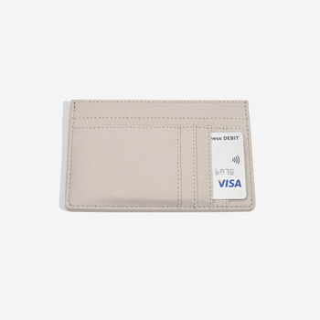 Large Taupe Card Holder, 2 of 3