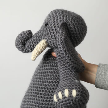 Elephant Crochet Kit Ruby, 4 of 6