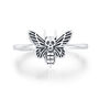 Sterling Silver Death’s Head Hawk Moth Ring, thumbnail 6 of 12