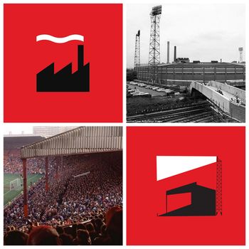 'Factory Of Dreams' Minimalist Manchester United Print, 2 of 5