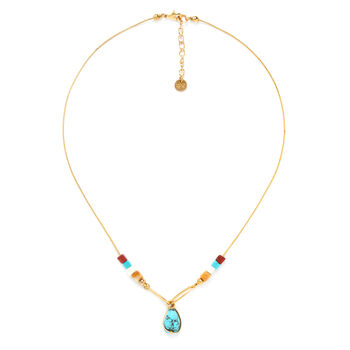 Turquoise Drop Necklace, 3 of 3
