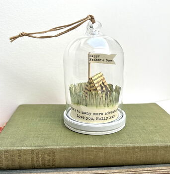 Personalised Camping Under The Stars Glass Dome Gift, 10 of 10