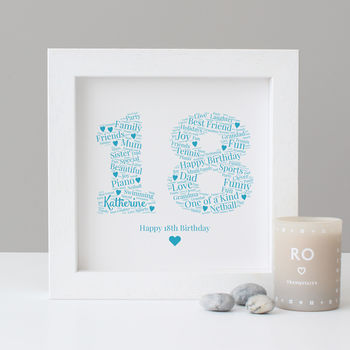 Personalised 18th Birthday Gift Print, 8 of 8