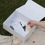 Geometric Floral Heart Wedding Keepsake Box, thumbnail 4 of 5