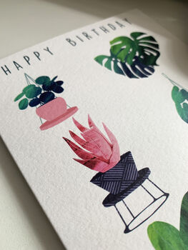 House Plants Birthday Card, 2 of 4