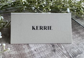 Wedding Table Guests Place Name Card Personalised, 7 of 12