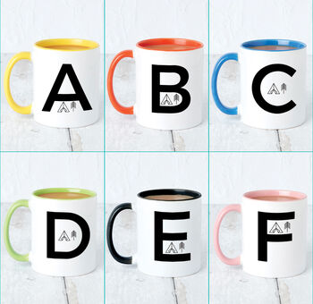 Adventure Alphabet Personalised Ceramic Mug, 4 of 10