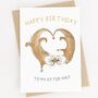 'To My Otter Half' Otter Birthday Card, thumbnail 4 of 5