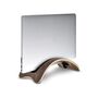 Dark Brown Wooden Laptop Stand With Silicone Insert, thumbnail 8 of 8