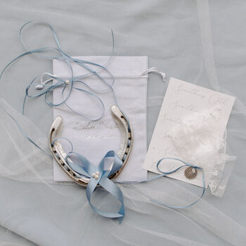 Personalised Wedding Horseshoe Gift For The Bride, 11 of 12