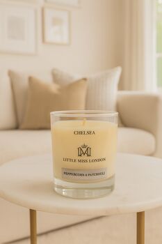 Little Miss Chelsea Peppercorn And Patchouli Scented Candle, 3 of 6