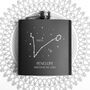 Personalised Star Sign Hip Flask, thumbnail 3 of 12