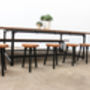 Noralyn Large Dining Table With Bench And Six Stools, thumbnail 3 of 10