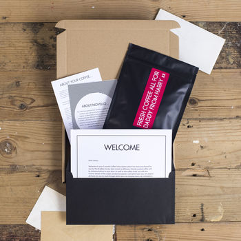 Dads Personalised Coffee Subscription Gift, 5 of 11