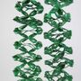 Green And White Fairtrade Christmas Honeycomb Garland, thumbnail 2 of 2