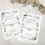 Bridesmaid Proposal Gift Will You Be My Bridesmaid Pearls And Prosecco Card Bracelet Gift, thumbnail 8 of 9