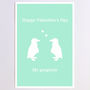 Personalised Penguins Valentine's Day Card, thumbnail 6 of 8
