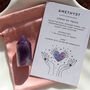 Amethyst Mini Tower – Calm, Peace And Intuition, thumbnail 1 of 11