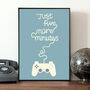 Video Game Controller Quote Print, thumbnail 1 of 3