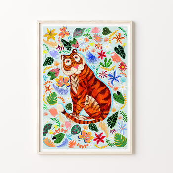 Tiger Nursery Art Print, 2 of 11