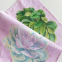 'Succulent Obsession' Cotton Tea Towel, thumbnail 3 of 8