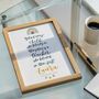 Behind Every Child Print Personalised Teacher Gift, thumbnail 6 of 12