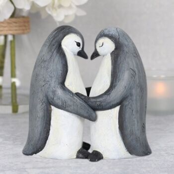 Valentines Gift For Couples Penguin Partners For Life Ornament, 5 of 7