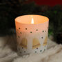 Christmas Bells Scented Natural Wax Candle, thumbnail 1 of 6