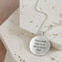 Travel Rune Personalised Solid Silver Necklace, thumbnail 7 of 11