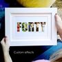 Personalised 40th Forty Birthday Photo Gift, thumbnail 5 of 9