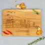 Personalised London City Skyline Cutting Board, thumbnail 2 of 5