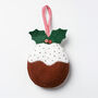 Felt Christmas Pudding Mini Kit, thumbnail 6 of 6