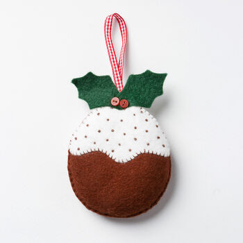 Felt Christmas Pudding Mini Kit, 6 of 6