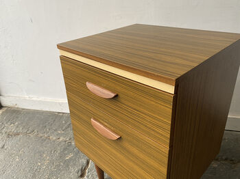 Vintage 1960’s Mid Century Bedside Cabinet, 4 of 8